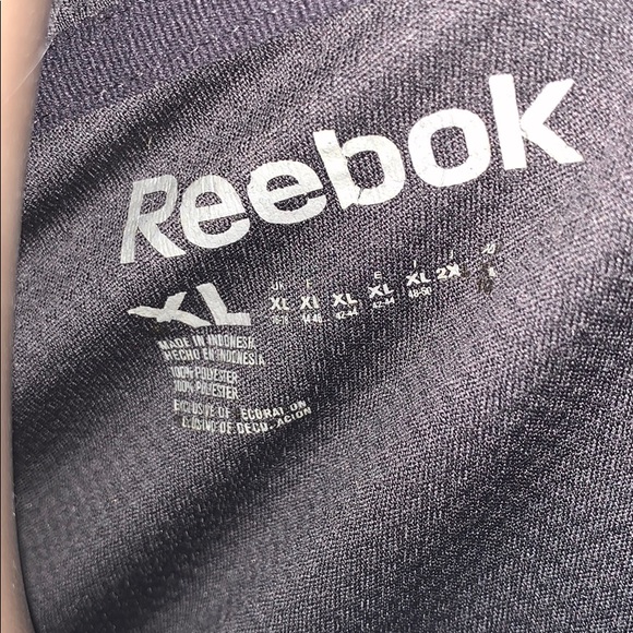 Reebok Mens Gray Performance T-shirt SZ.XL - Picture 2 of 2